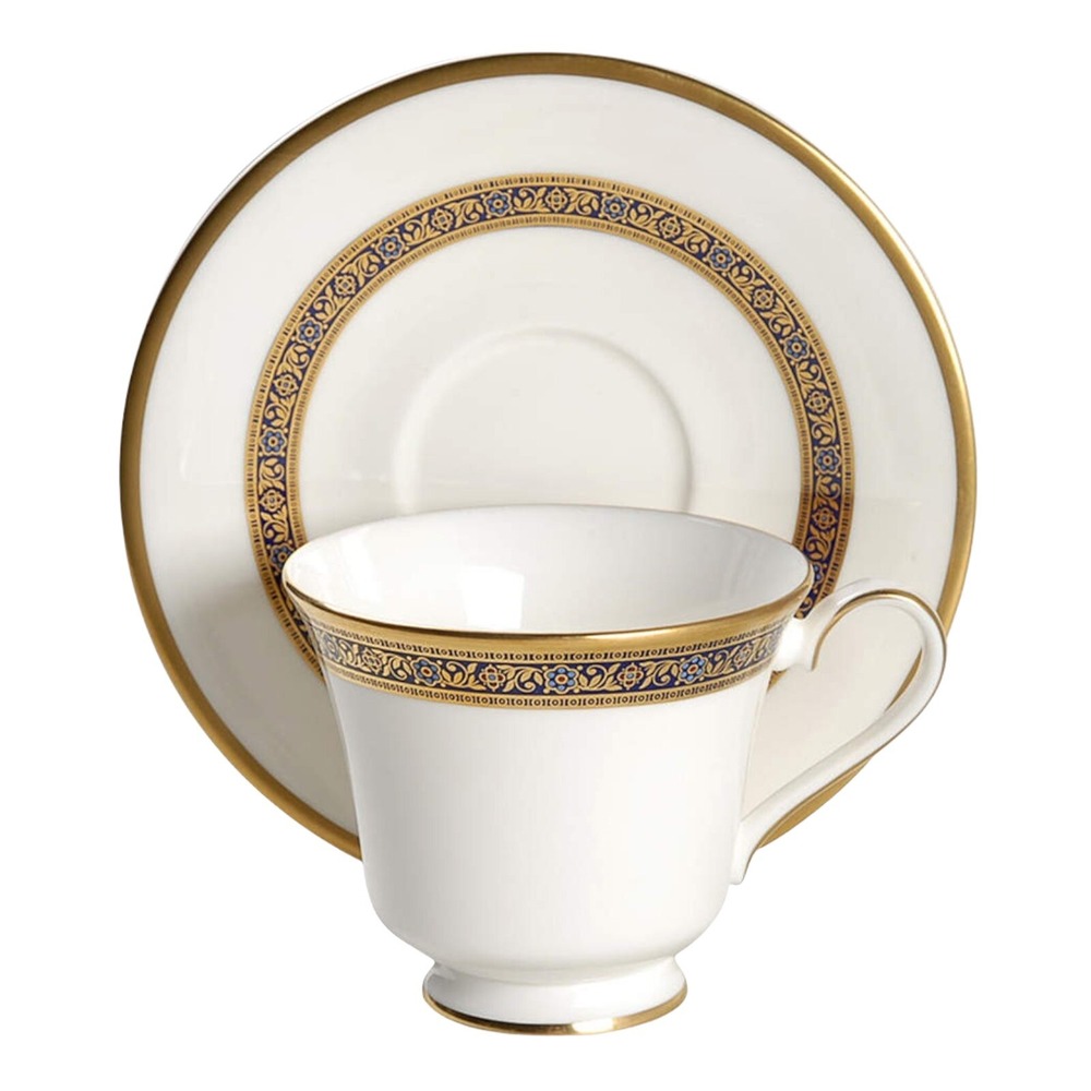Royal Doulton Harlow Footed Cup & Saucer Set H5034 EUC